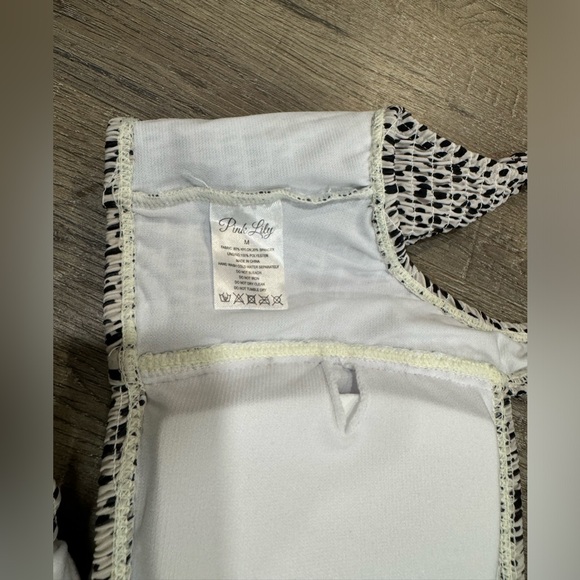 NWOT Pink Lily High-Waisted Bikini Set - Picture 5 of 5